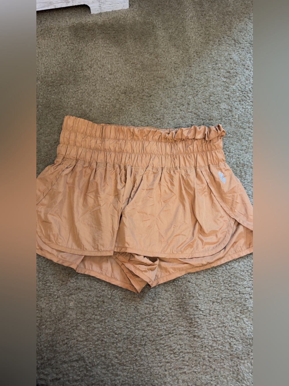 FP Movement by Free People Peach Athletic Layered Shorts